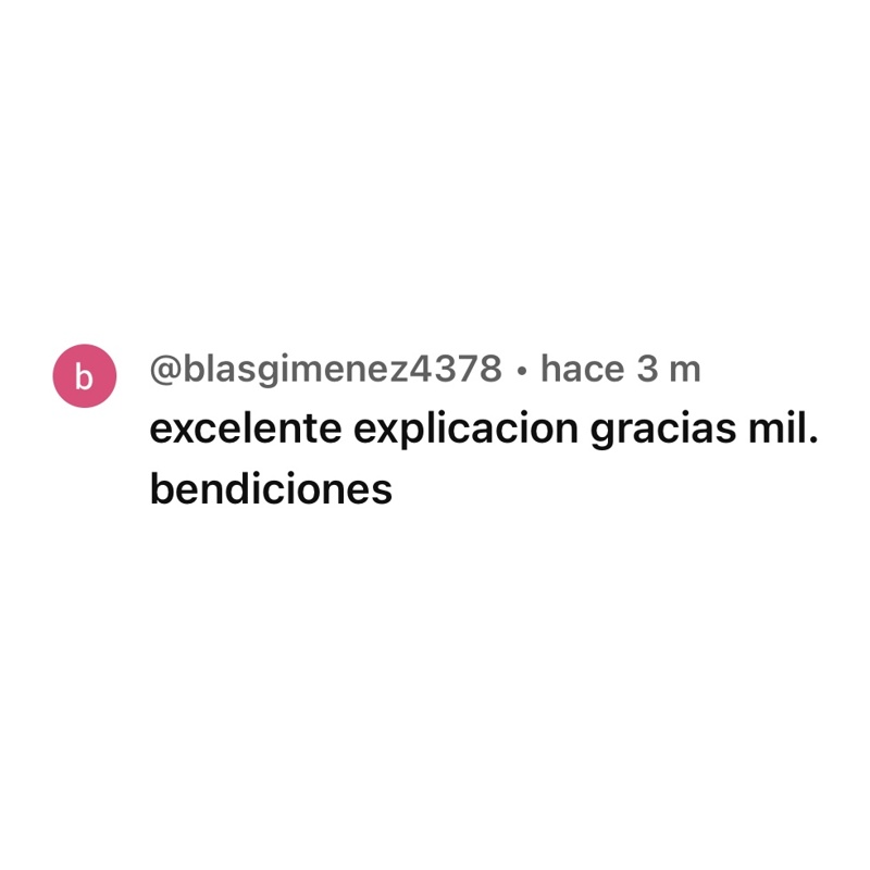 Comentario de estudiante